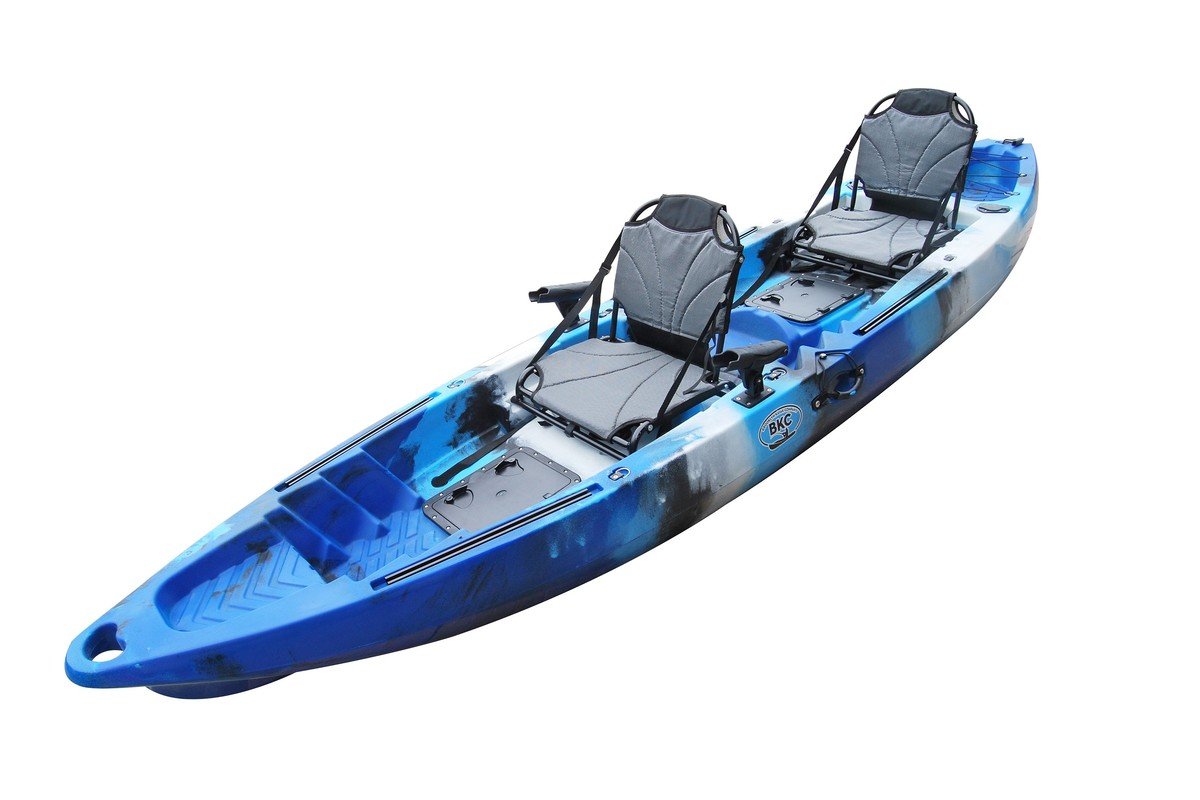 BKC TK219 Foot Tandem Fishing Kayak W/ Aluminum Upright, 43% OFF