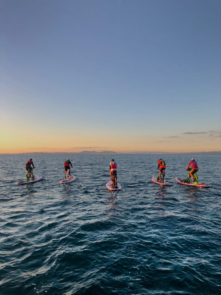 water bikes