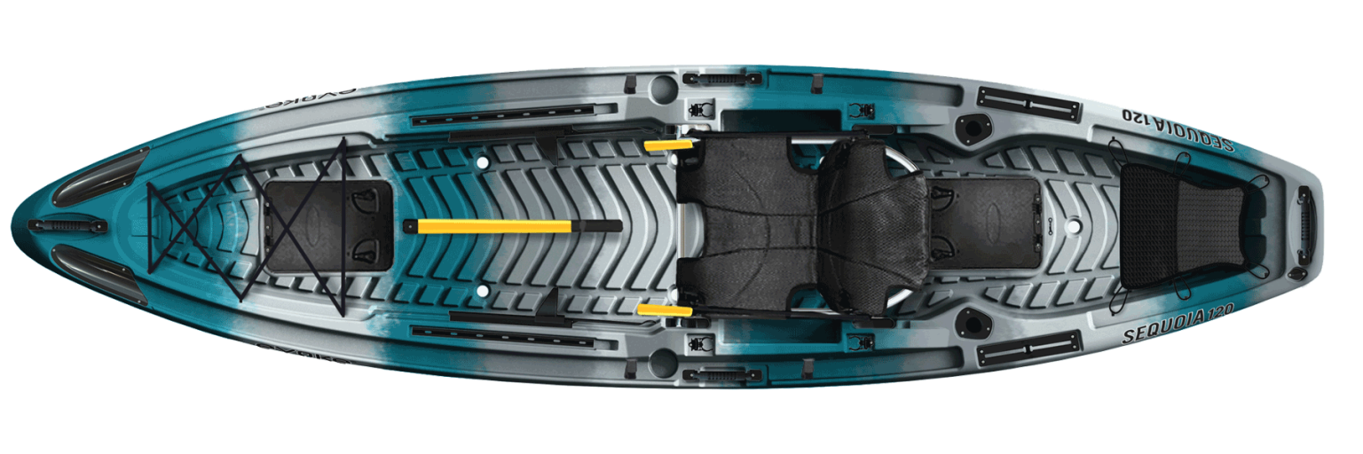 Evoke Sequoia 120 Sit On/StandUp Fishing Kayak Sandbay Sports